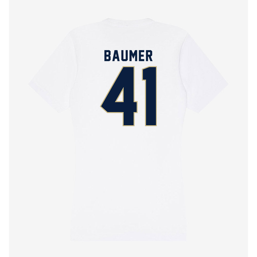 Akron - NCAA Women's Lacrosse : Sarah Baumer - Women's V-Neck T-Shirt-1