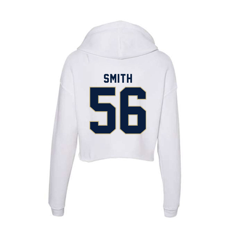 Akron - NCAA Football : Brandon Smith - Women's Crop Fleece Hoodie-1