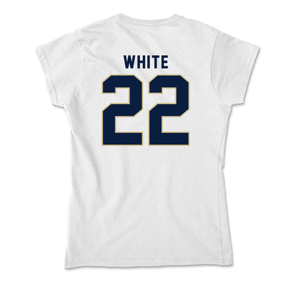 Akron - NCAA Men's Basketball : Colin White - Soft Style Women’s T-Shirt-1