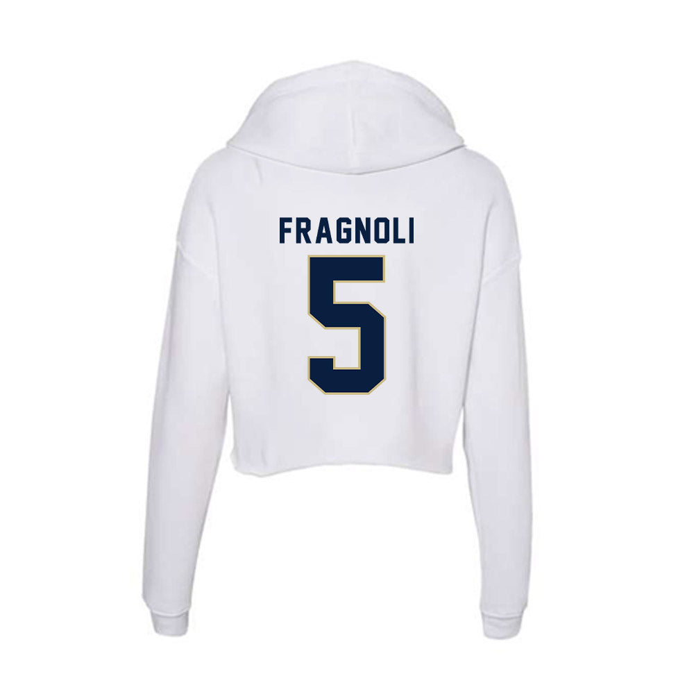 Akron - NCAA Women's Soccer : Luisa Fragnoli - Women's Crop Fleece Hoodie-1