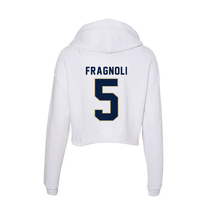 Akron - NCAA Women's Soccer : Luisa Fragnoli - Women's Crop Fleece Hoodie-1