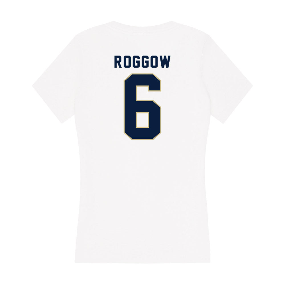 Akron - NCAA Football : Brayden Roggow - Women's V-Neck T-Shirt-1