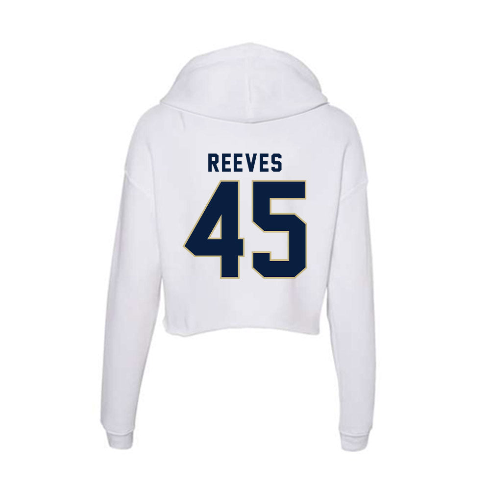 Akron - NCAA Football : Devin Reeves - Women's Crop Fleece Hooded Sweatshirt-1