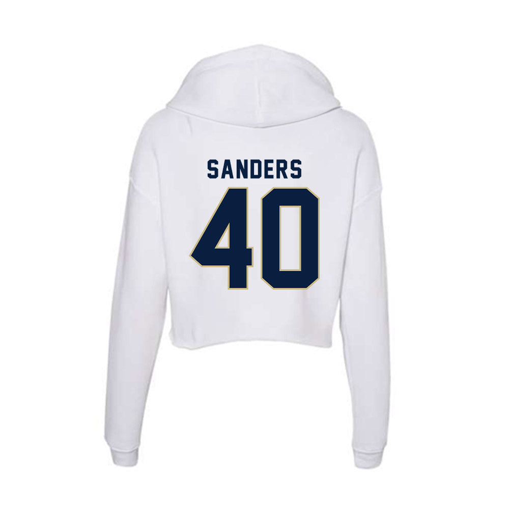 Akron - NCAA Women's Lacrosse : Hannah Sanders - Women's Crop Fleece Hoodie-1