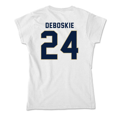 Akron - NCAA Baseball : Prince DeBoskie - Soft Style Women’s T-Shirt-1