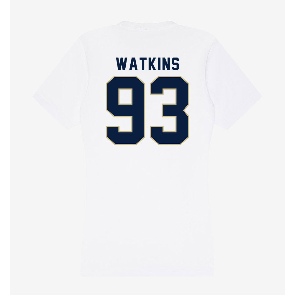 Akron - NCAA Football : ty watkins - Women's V-Neck T-Shirt-1