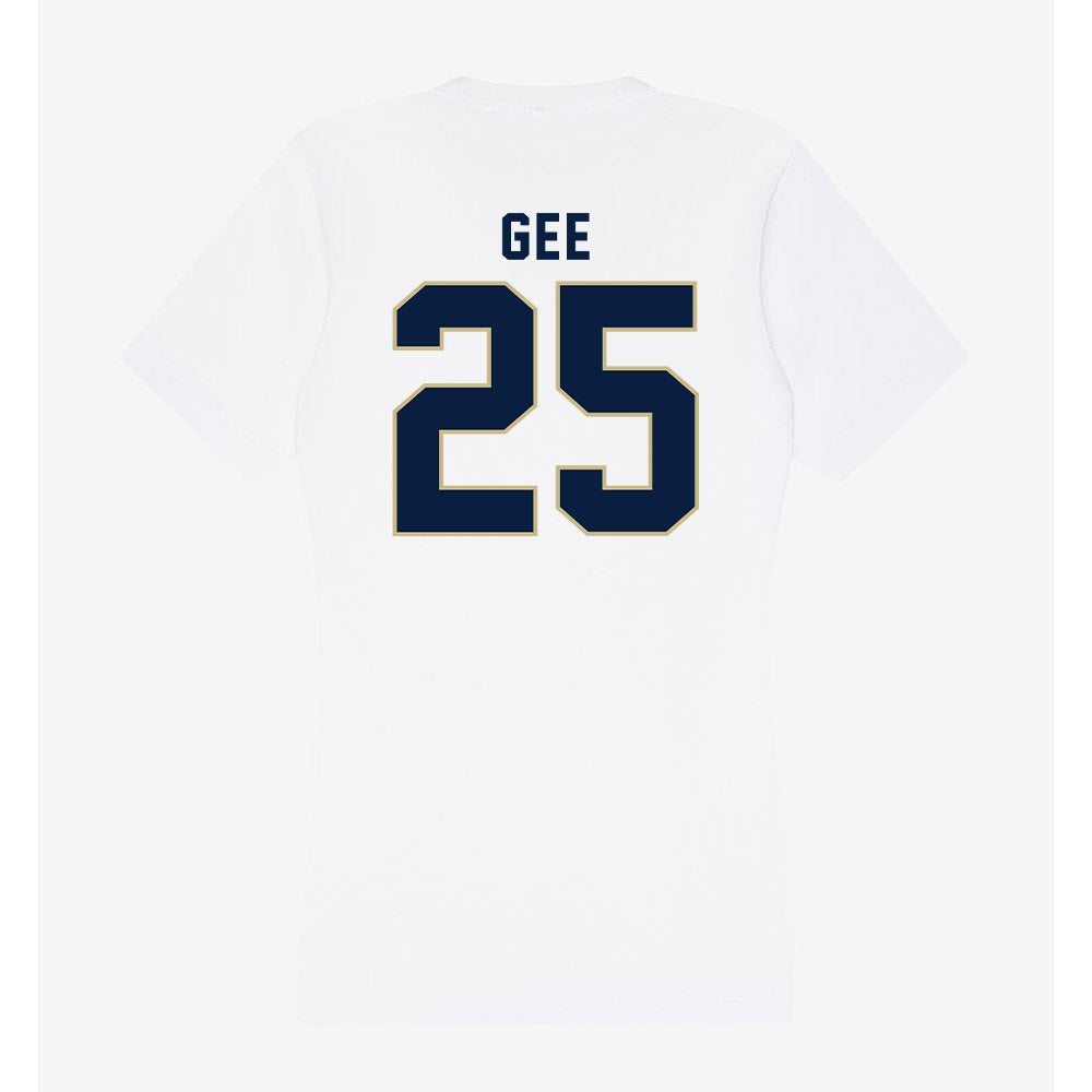 Akron - NCAA Football : Chris Gee - Women's V-Neck T-Shirt-1