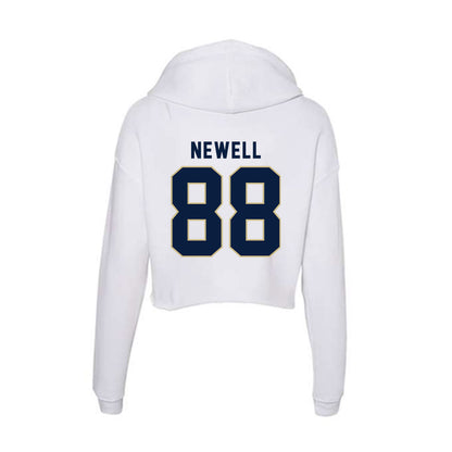 Akron - NCAA Football : Jacob Newell - Women's Crop Fleece Hoodie-1