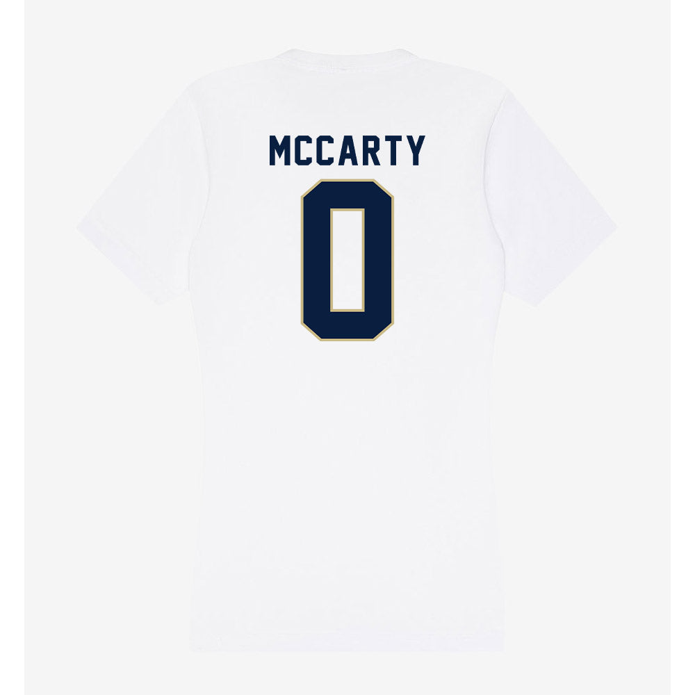 Akron - NCAA Men's Soccer : Lincoln McCarty - Women's V-Neck T-Shirt-1