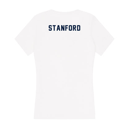 Akron - NCAA Men's Cross Country : Emil Stanford - Women's V-Neck T-Shirt-1
