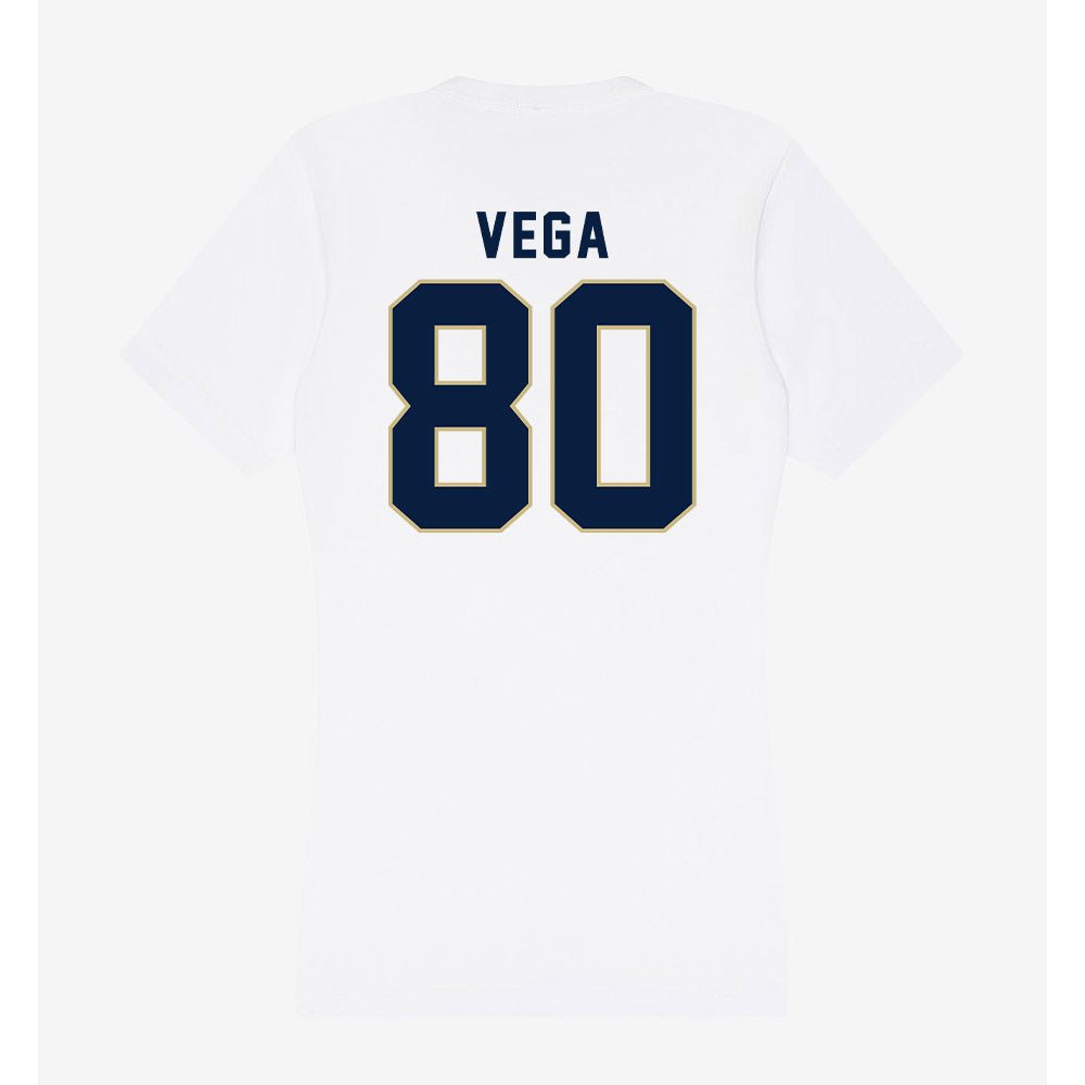 Akron - NCAA Football : Eddie Vega - Women's V-Neck T-Shirt-1