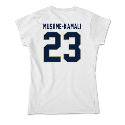 Akron - NCAA Men's Basketball : Marvin Musiime-Kamali - Soft Style Women’s T-Shirt-1