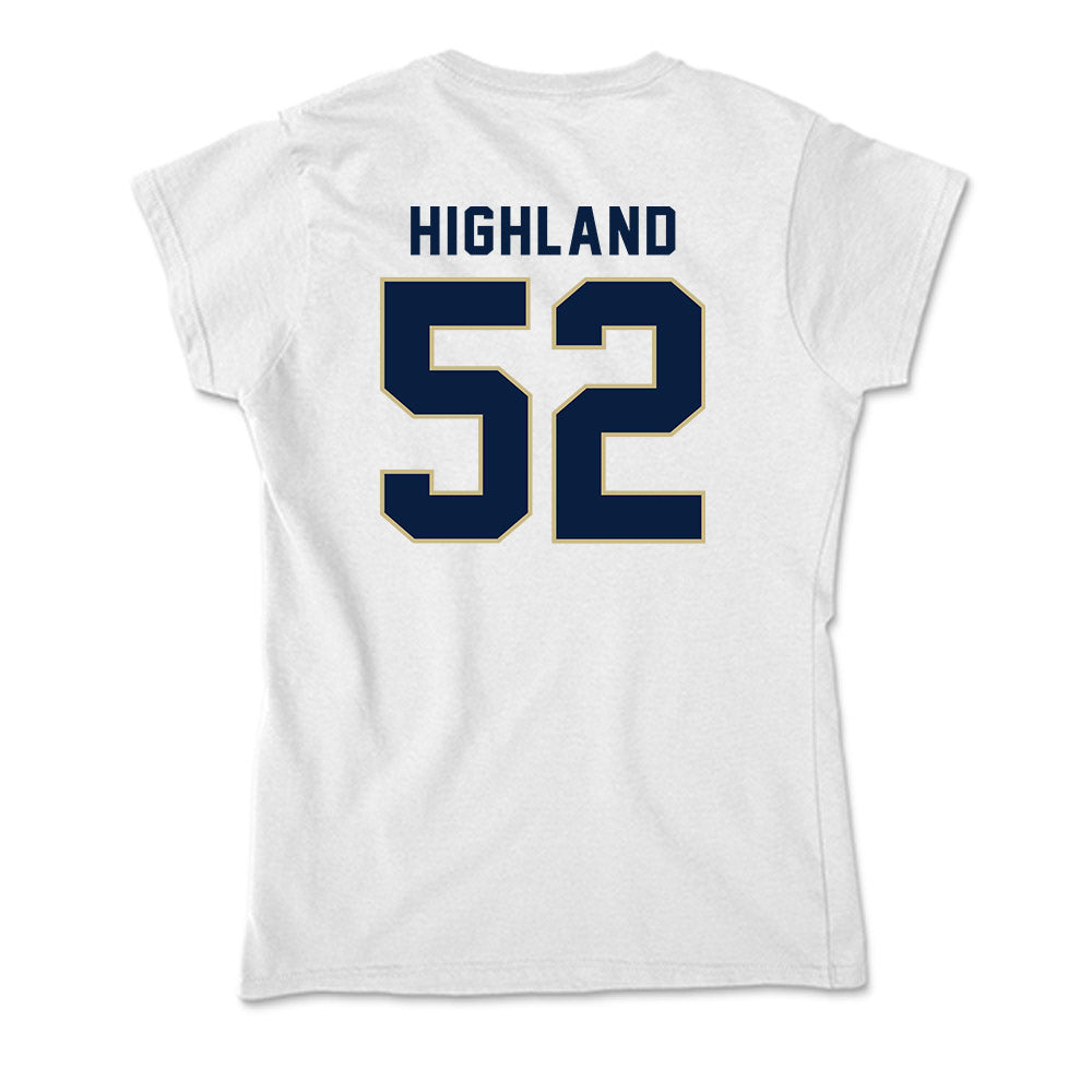Akron - NCAA Football : Vaughn Highland - Soft Style Women’s T-Shirt-1