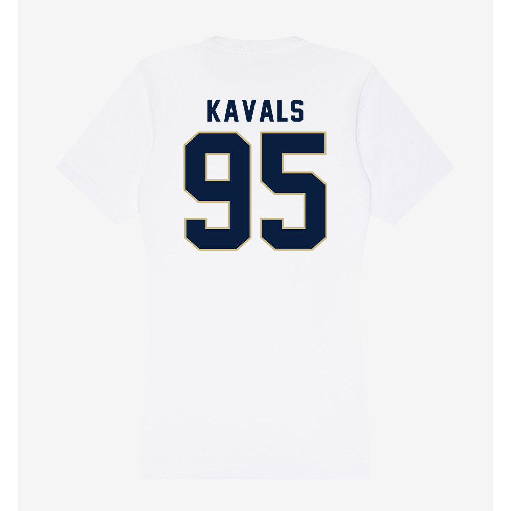 Akron - NCAA Football : Vann Kavals - Women's V-Neck T-Shirt-1