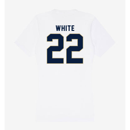 Akron - NCAA Men's Basketball : Colin White - Women's V-Neck T-Shirt-1
