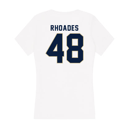 Akron - NCAA Football : Emmet Rhoades - Women's V-Neck T-Shirt-1