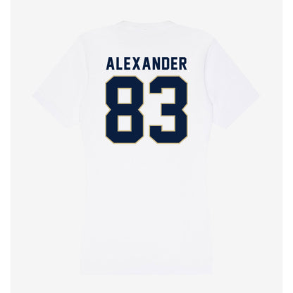 Akron - NCAA Football : Elijah Alexander - Women's V-Neck T-Shirt-1