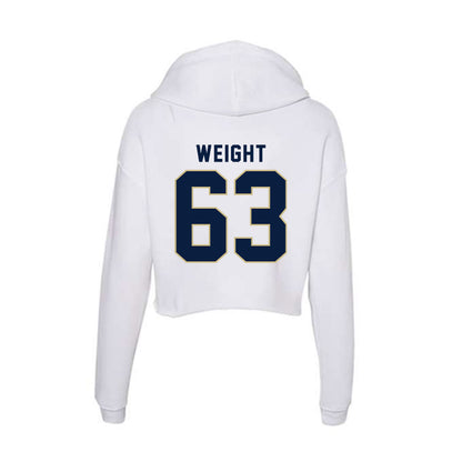 Akron - NCAA Football : August Weight - Women's Crop Fleece Hooded Sweatshirt-1