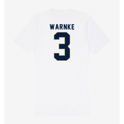 Akron - NCAA Men's Soccer : Kam Warnke - Women's V-Neck T-Shirt-1