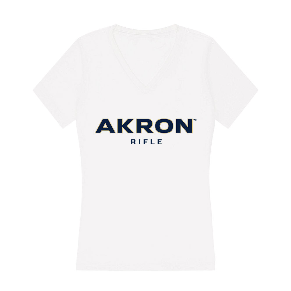 Akron - NCAA Rifle : Kathleen Moran - Women's V-Neck T-Shirt-0