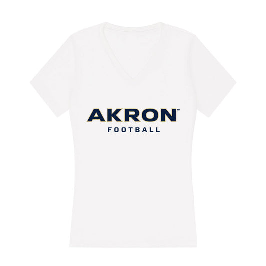 Akron - NCAA Football : Savion Lewis - Women's V-Neck T-Shirt-0