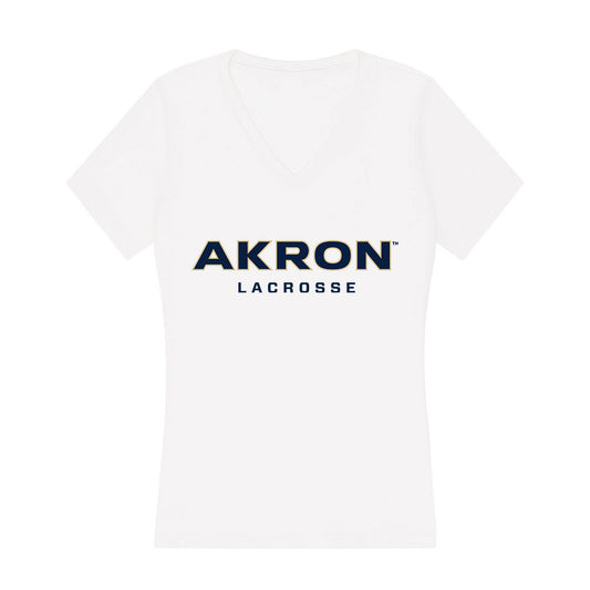 Akron - NCAA Women's Lacrosse : Kiran Cerwonka - Women's V-Neck T-Shirt-0
