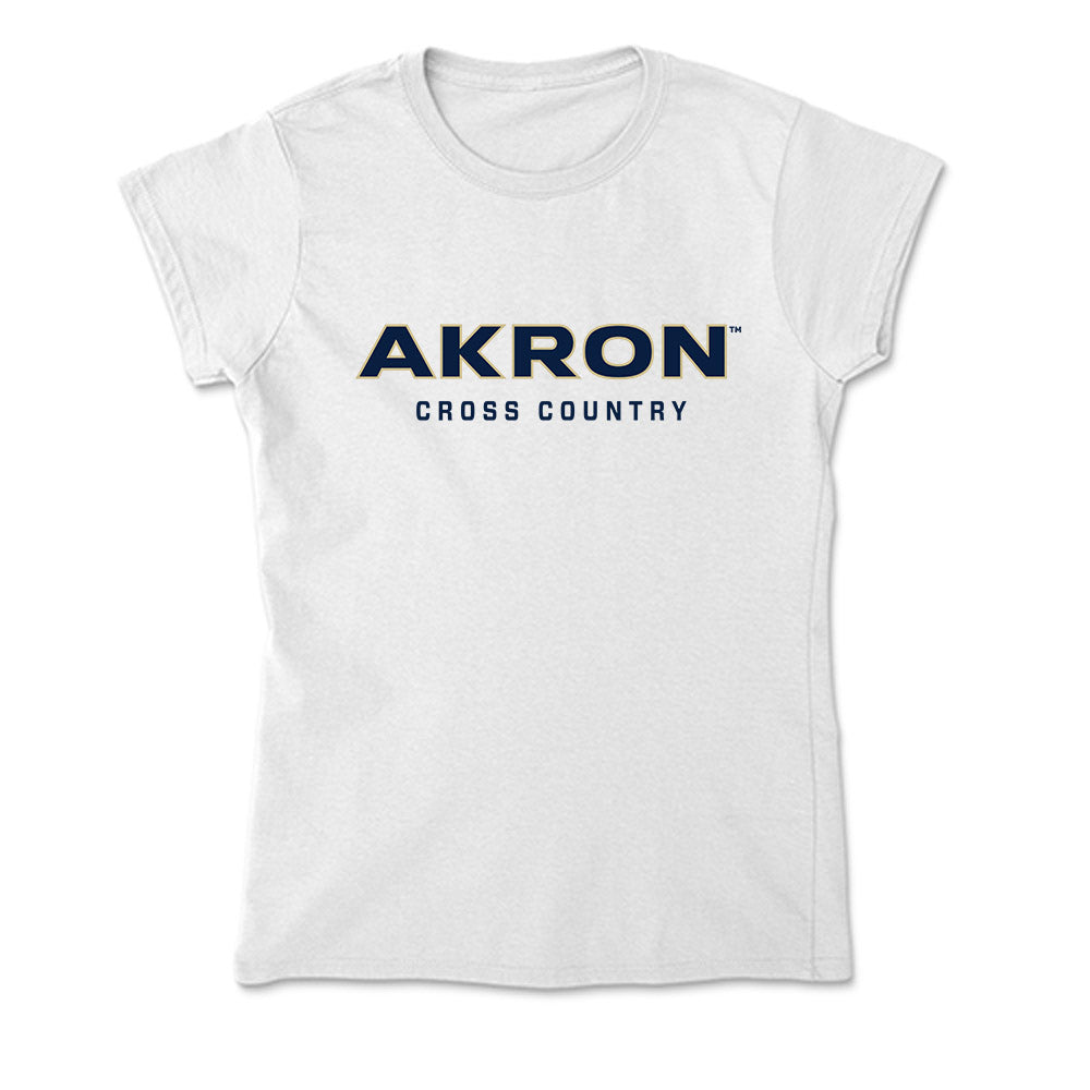 Akron - NCAA Men's Cross Country : Malik Hogan - Soft Style Women’s T-Shirt-0
