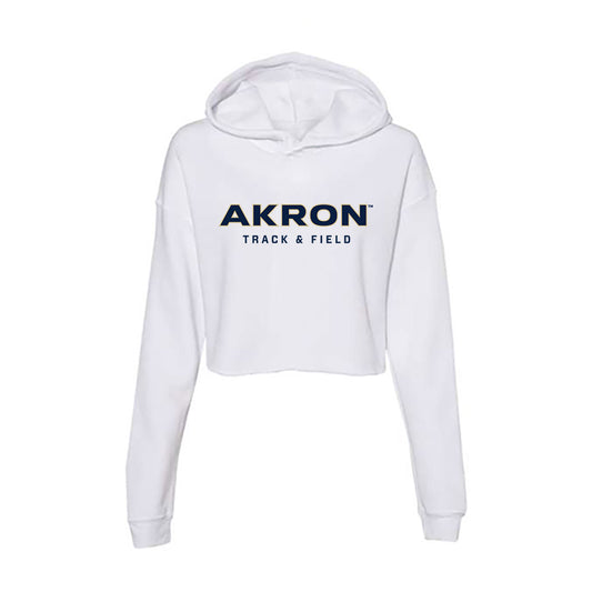 Akron - NCAA Men's Track & Field : Ty Munroe - Women's Crop Fleece Hoodie-0
