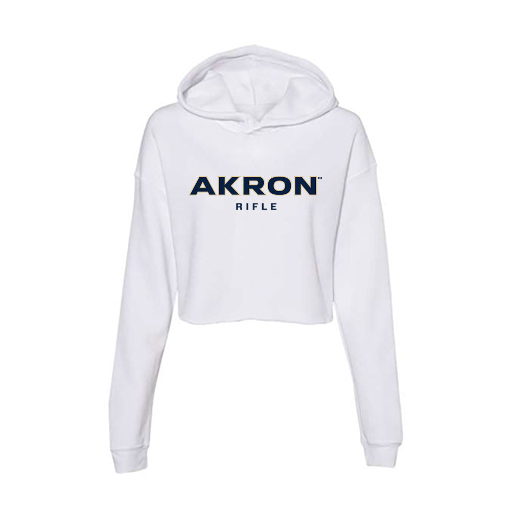 Akron - NCAA Rifle : Kathleen Moran - Women's Crop Fleece Hoodie-0