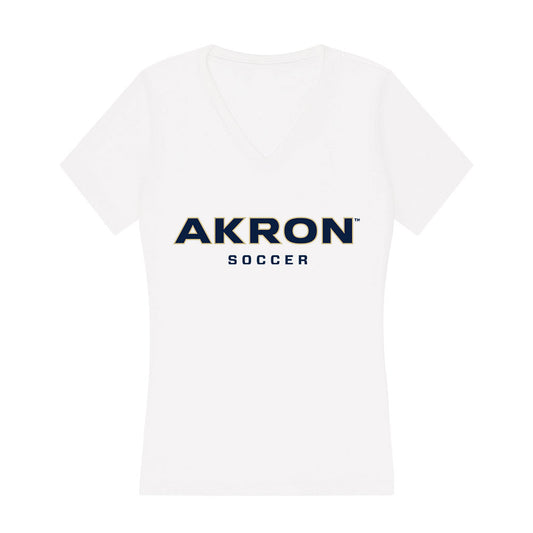 Akron - NCAA Women's Soccer : Holly Skipper - Women's V-Neck T-Shirt-0