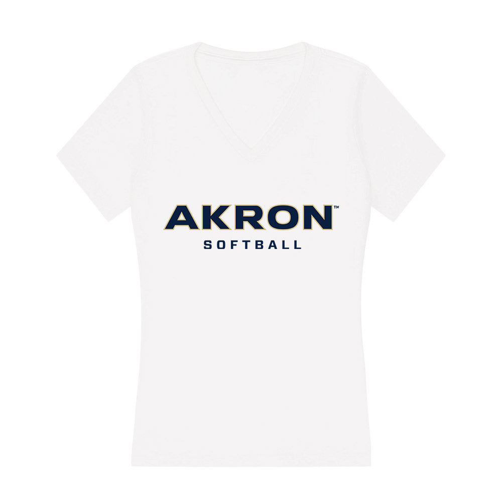 Akron - NCAA Softball : Sammy Lehnherr - Women's V-Neck T-Shirt-0