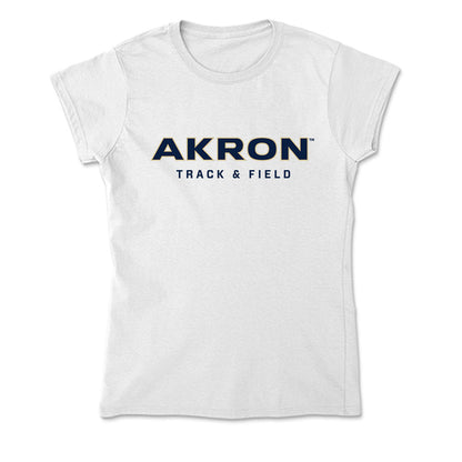 Akron - NCAA Men's Track & Field : Ty Munroe - Soft Style Women’s T-Shirt-0