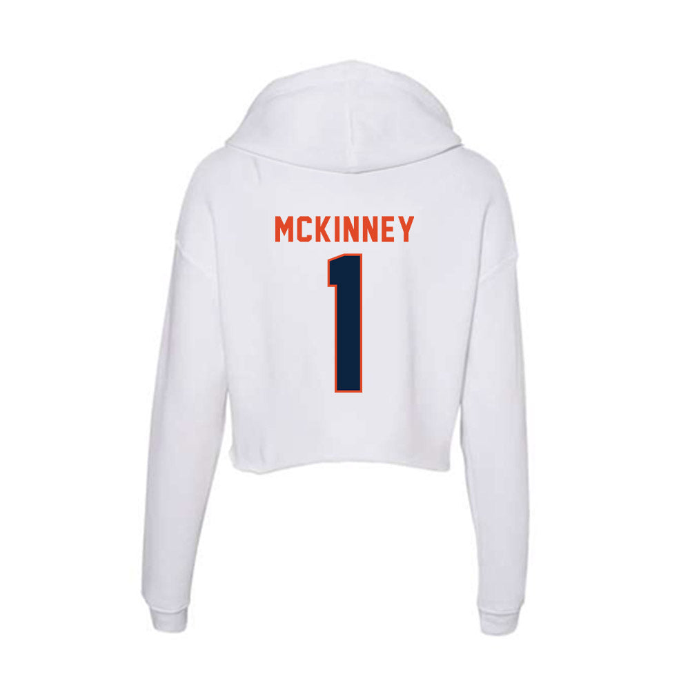 UTSA - NCAA Softball : Kailey McKinney - Women's Crop Fleece Hoodie-1