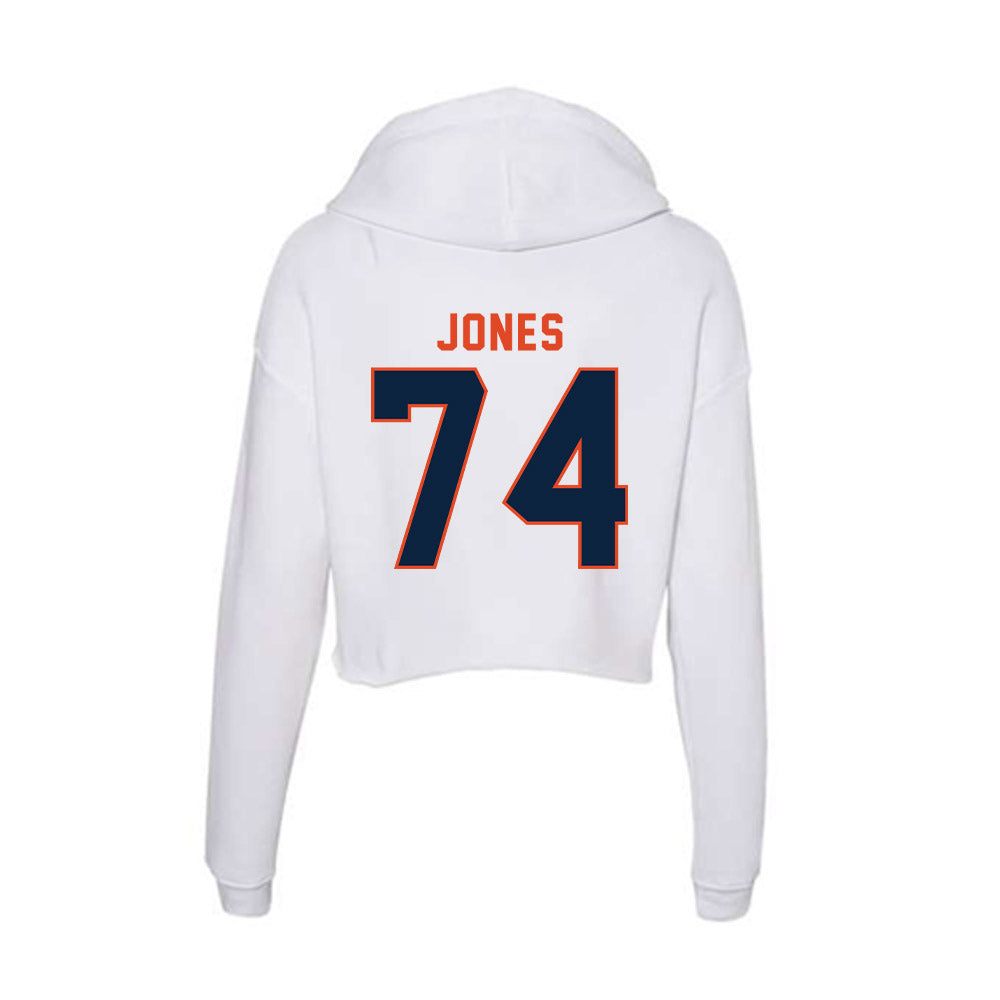 UTSA - NCAA Football : Darrell Jones - Women's Crop Fleece Hoodie-1