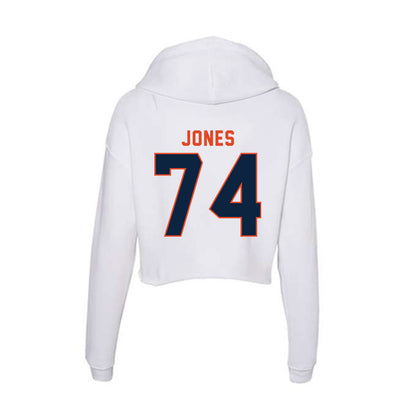 UTSA - NCAA Football : Darrell Jones - Women's Crop Fleece Hoodie-1