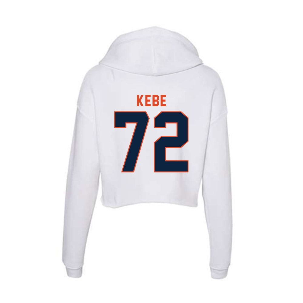 UTSA - NCAA Football : Ibrahim Kebe - Women's Crop Fleece Hoodie-1