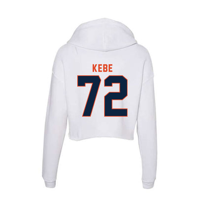 UTSA - NCAA Football : Ibrahim Kebe - Women's Crop Fleece Hoodie-1