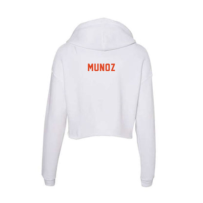 UTSA - NCAA Women's Track & Field : Anna Munoz - Women's Crop Fleece Hoodie-1