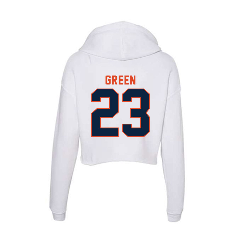 UTSA - NCAA Football : Mykha Green - Women's Crop Fleece Hooded Sweatshirt-1