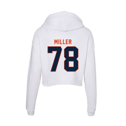 UTSA - NCAA Football : Jonah Miller - Women's Crop Fleece Hoodie-1