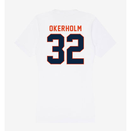 UTSA - NCAA Baseball : Christian Okerholm - Women's V-Neck T-Shirt-1