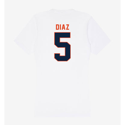 UTSA - NCAA Baseball : Diego Diaz - Women's V-Neck T-Shirt-1