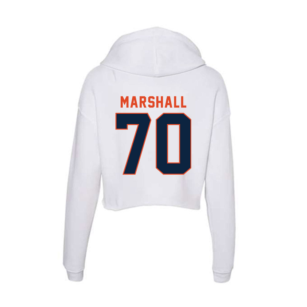 UTSA - NCAA Football : Deandre Marshall - Women's Crop Fleece Hoodie-1