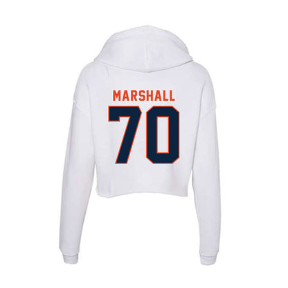 UTSA - NCAA Football : Deandre Marshall - Women's Crop Fleece Hoodie-1