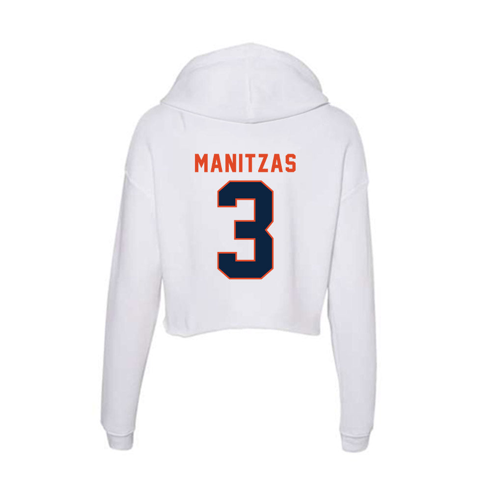 UTSA - NCAA Women's Volleyball : Alyssa Manitzas - Women's Crop Fleece Hoodie-1