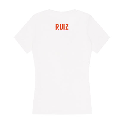 UTSA - NCAA Men's Cross Country : OJ Ruiz - Women's V-Neck T-Shirt-1