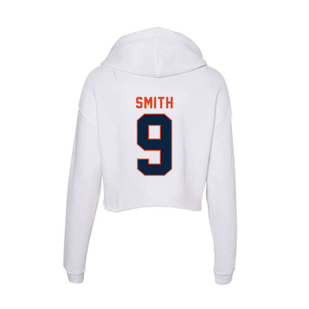 UTSA - NCAA Football : Eddy Smith - Women's Crop Fleece Hoodie-1