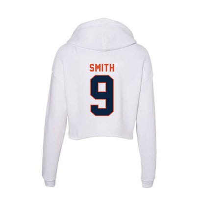 UTSA - NCAA Football : Eddy Smith - Women's Crop Fleece Hoodie-1