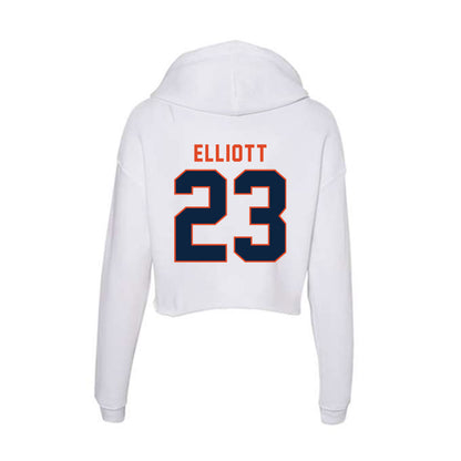UTSA - NCAA Women's Volleyball : Brooke Elliott - Women's Crop Fleece Hoodie-1