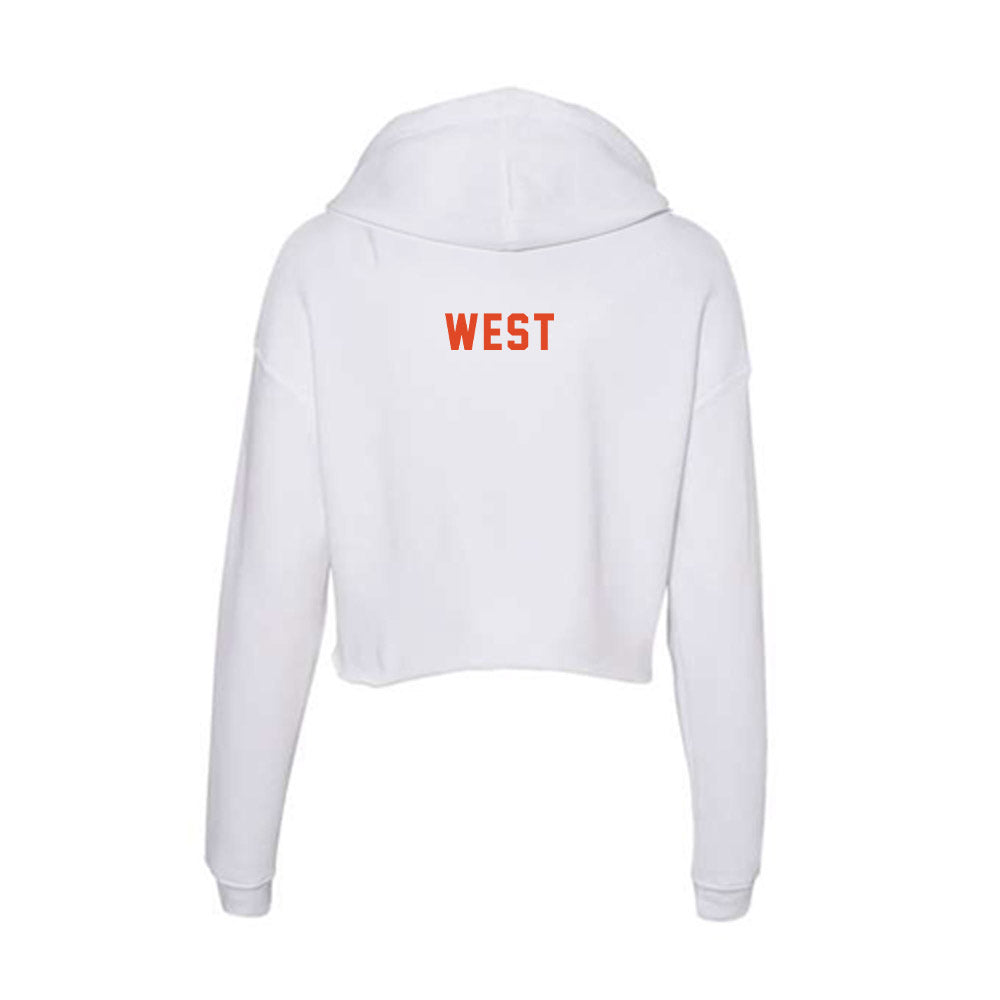 UTSA - NCAA Football : Tyrone West - Women's Crop Fleece Hoodie-1